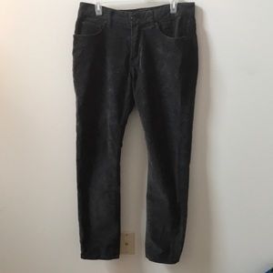 Dark gray corduroy pants
